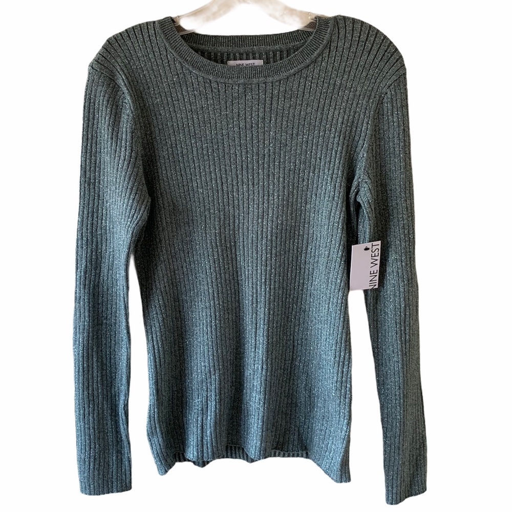 Nine West | Cozy Stretchy Crewneck Sweater | L